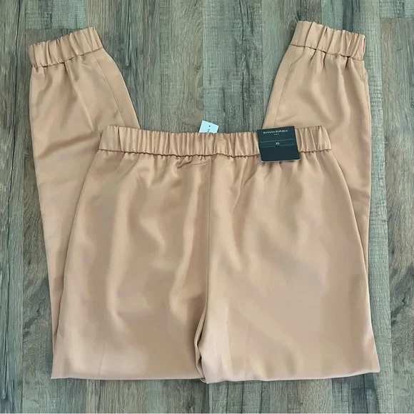 NWT Banana Republic Factory Satin Pull-on Joggers - Picture 5 of 8